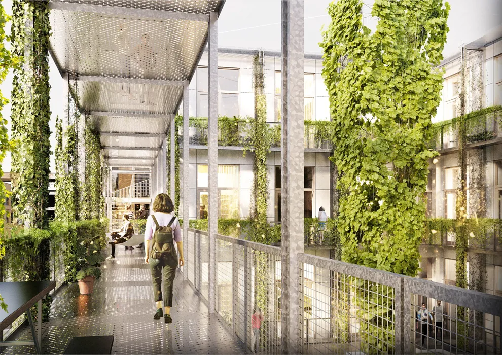 1-værelses lejlighed med fede fællesarealer 13